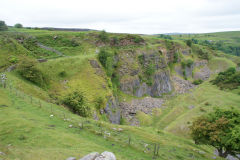 
Pwlldu Quarry from Hill's Tramroad, June 2009